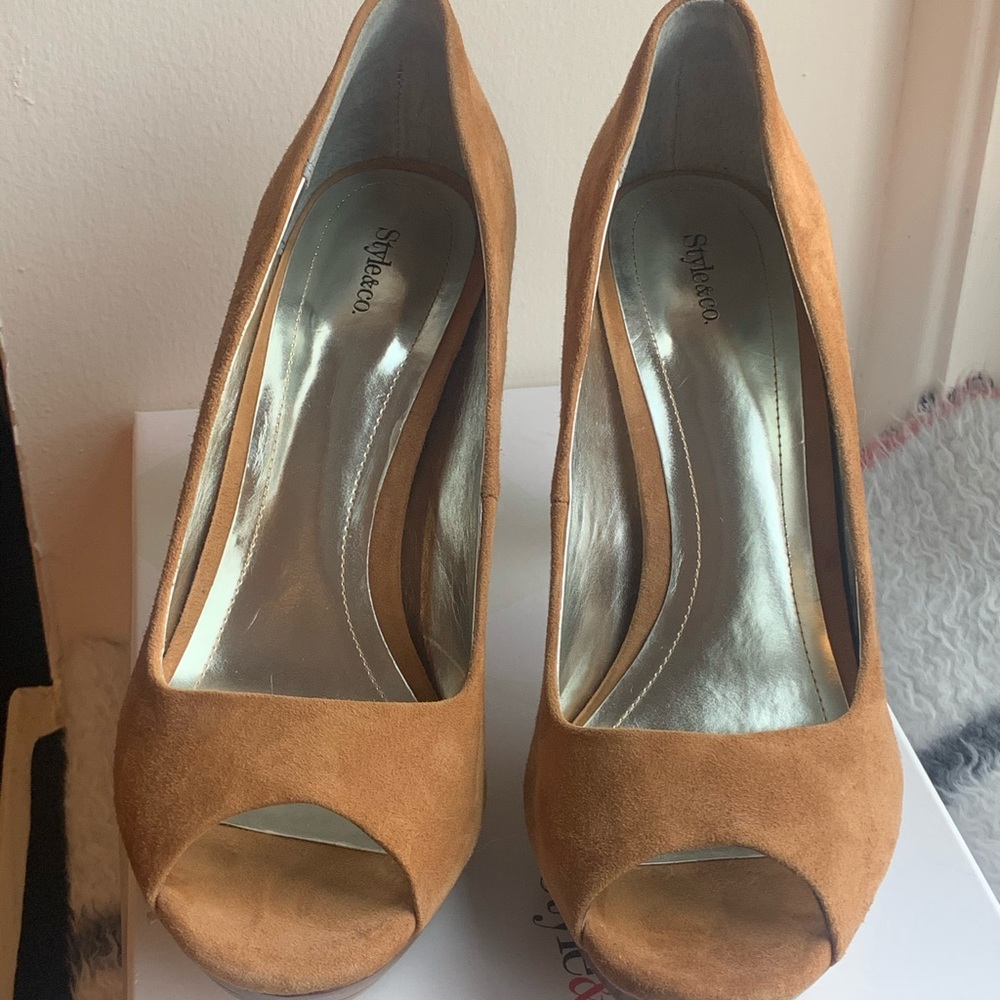 Women’s Style&Co Open Toe Heels